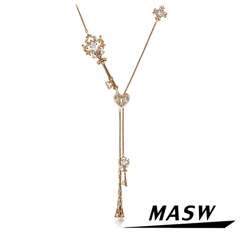 Women'S Accessories Trends 2026 - Kalung Kunci Vintage Desain Asli MASW