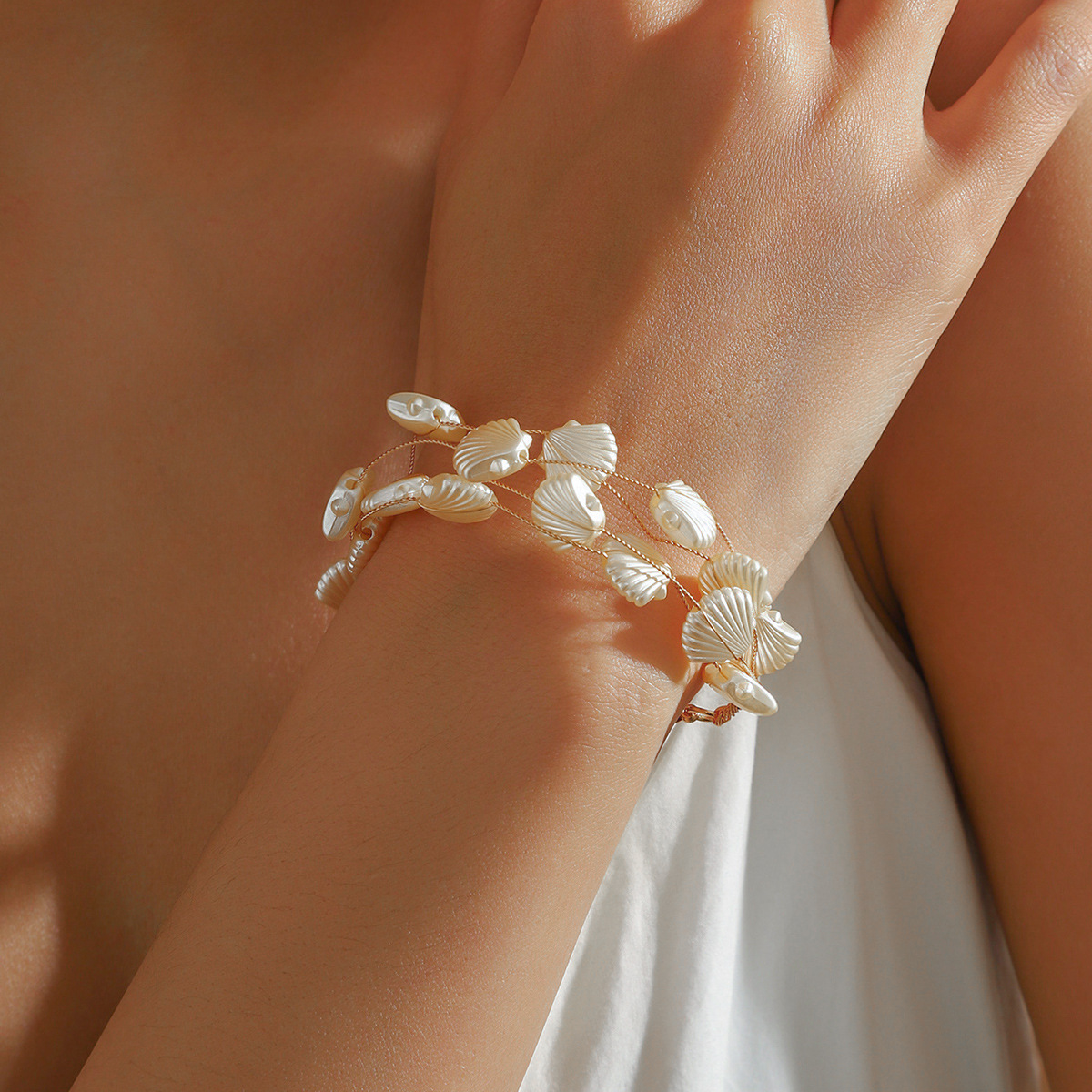 Women Accessories In Amazon - Aksesoris gelang mutiara imitasi gaya Baroque