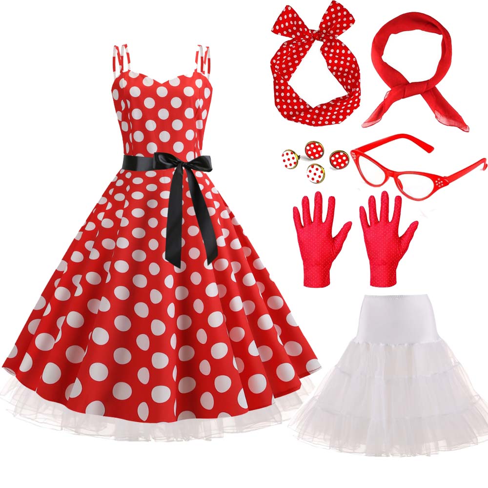 Women'S Accessories In The 1950S - Set Kostum Karnaval 1950S 60S Kostum