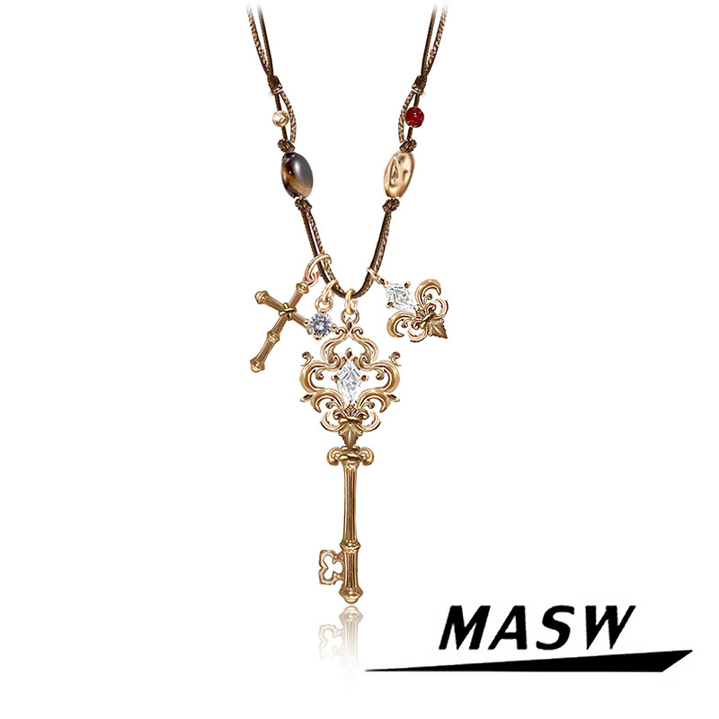 Women'S Accessories Trends 2026 - Kalung Kunci Vintage Desain Asli MASW