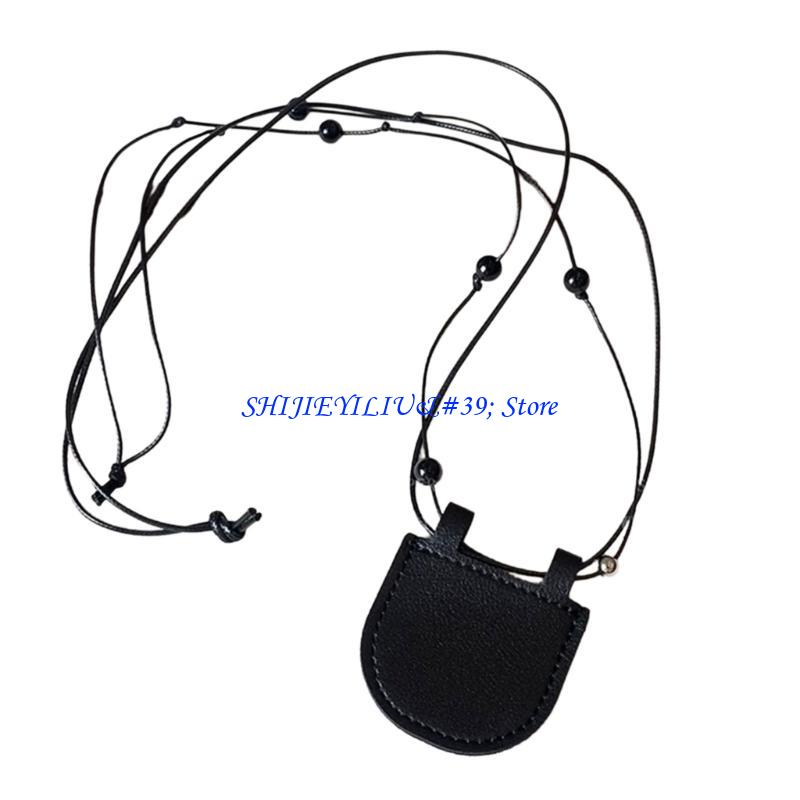 Women Accessories Shop Design - E21F Dompet Kalung Kulit Kokoh Elegan