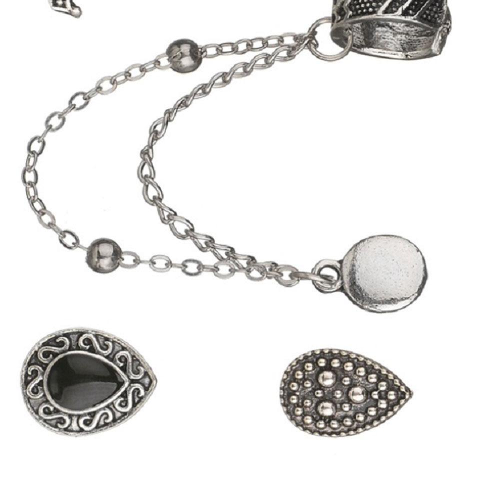1Set Set Klip Telinga Logam Ga - Women Accessories Shop Design ulasan dan harga