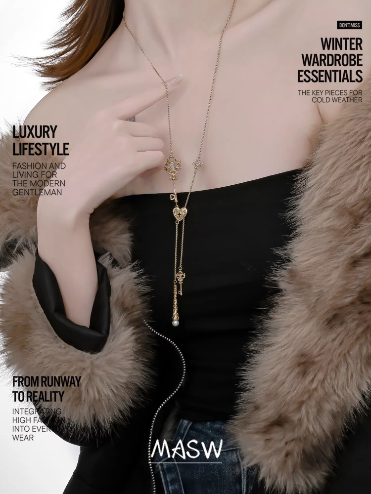 Kalung Kunci Vintage Desain As - Women'S Accessories Trends 2026 ulasan dan harga