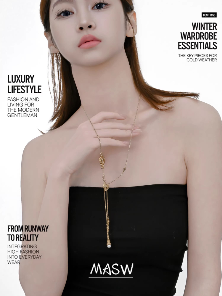 Kalung Kunci Vintage Desain As - Women'S Accessories Trends 2026 ulasan dan harga