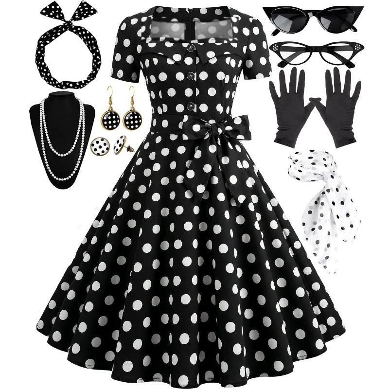 Gaun Vintage Elegan Tahun 1950 - Women'S Accessories In The 1950S ulasan dan harga