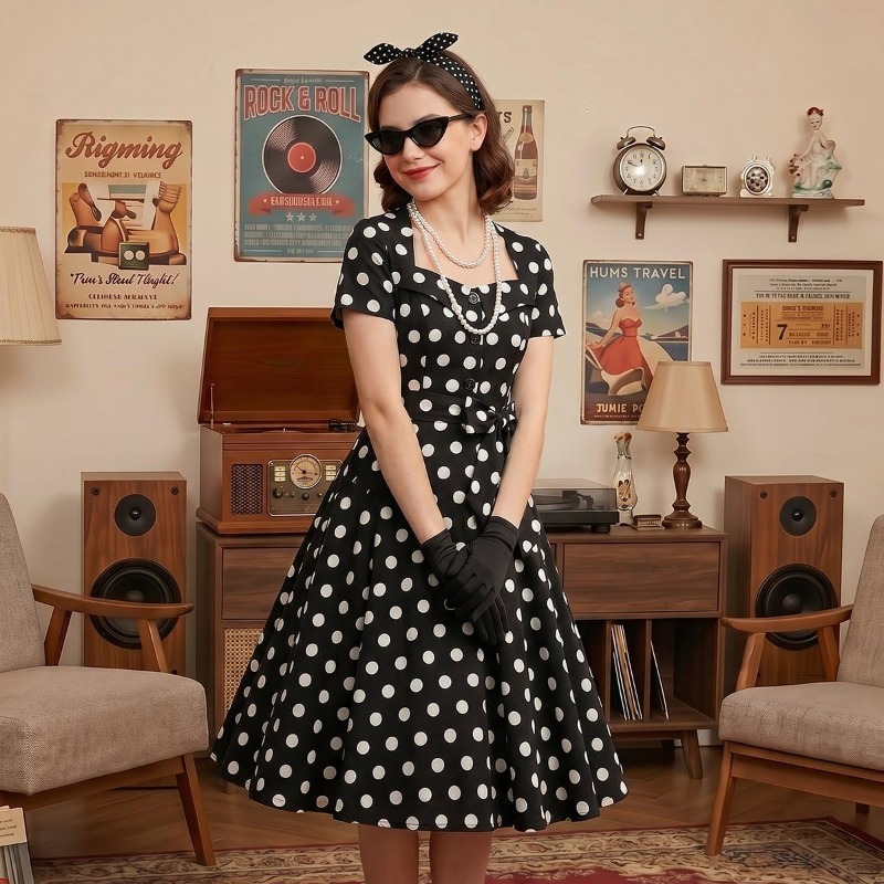 Gaun Vintage Elegan Tahun 1950 - Women'S Accessories In The 1950S ulasan dan harga
