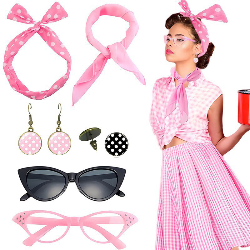 Set Aksesori Kostum Gaun Mewah - Women'S Accessories In The 1950S ulasan dan harga