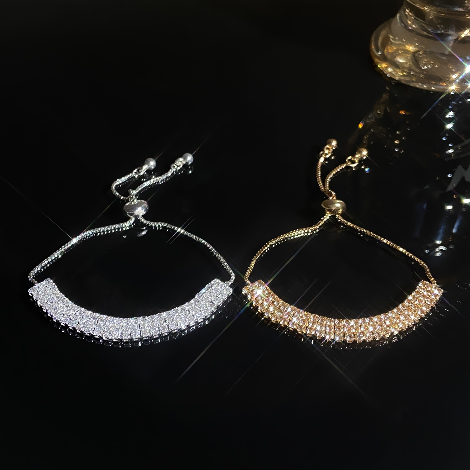 Gelang Kristal 3 Baris Berkila - Women'S Accessories Trends 2026 ulasan dan harga