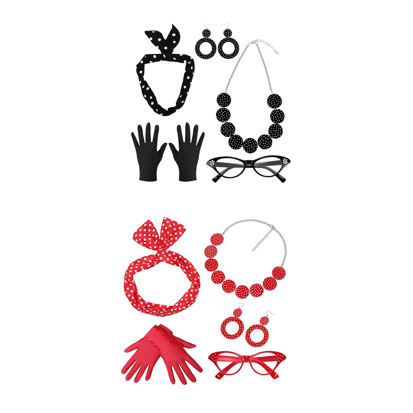 5 Paket Set Kostum Wanita Era  - Women'S Accessories In The 1950S ulasan dan harga