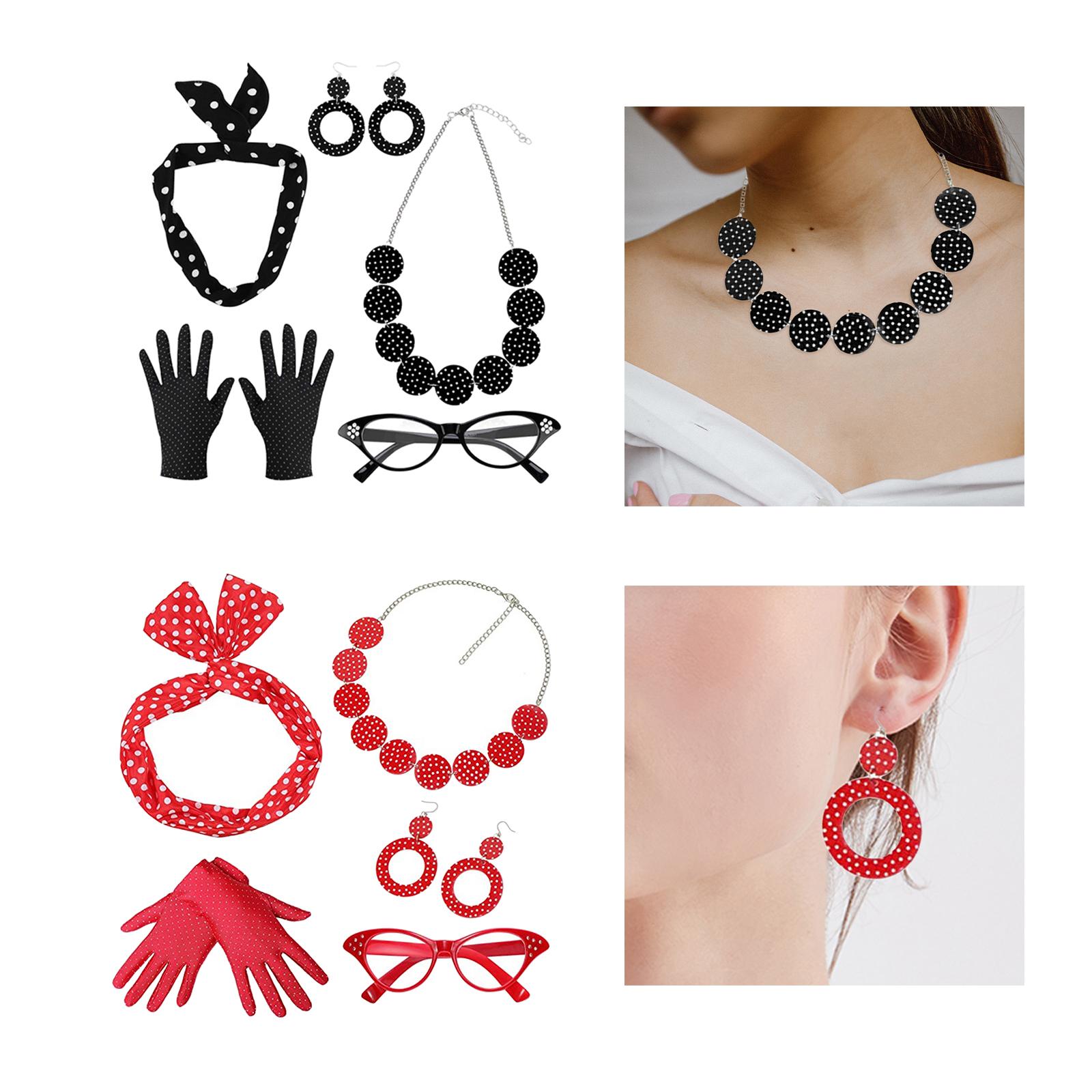 5 Paket Set Kostum Wanita Era  - Women'S Accessories In The 1950S ulasan dan harga