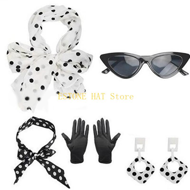 49MF 5 Buah Aksesori Rockabill - Women'S Accessories In The 1950S ulasan dan harga