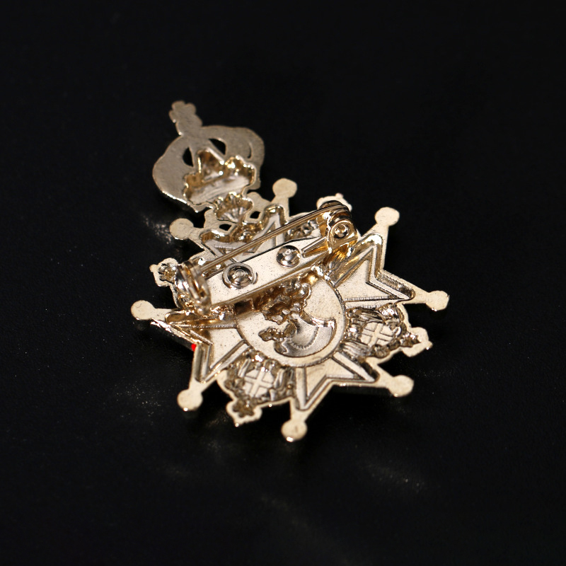 Grosir baru logam populer dila - Brooch Pin Gold ulasan dan harga