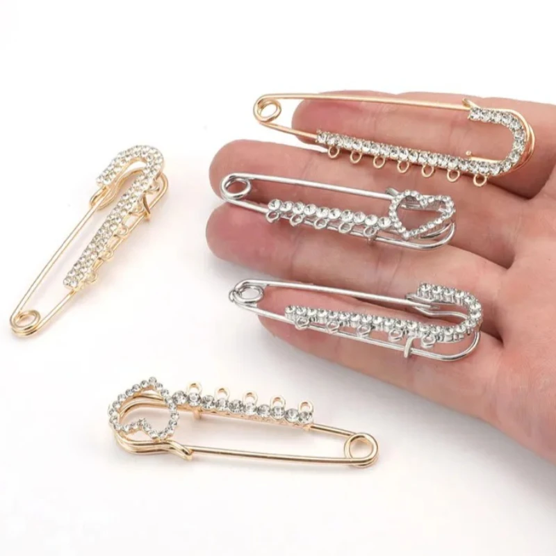 Bros Berlian Imitasi Paduan Lo - Brooch Pin Gold ulasan dan harga