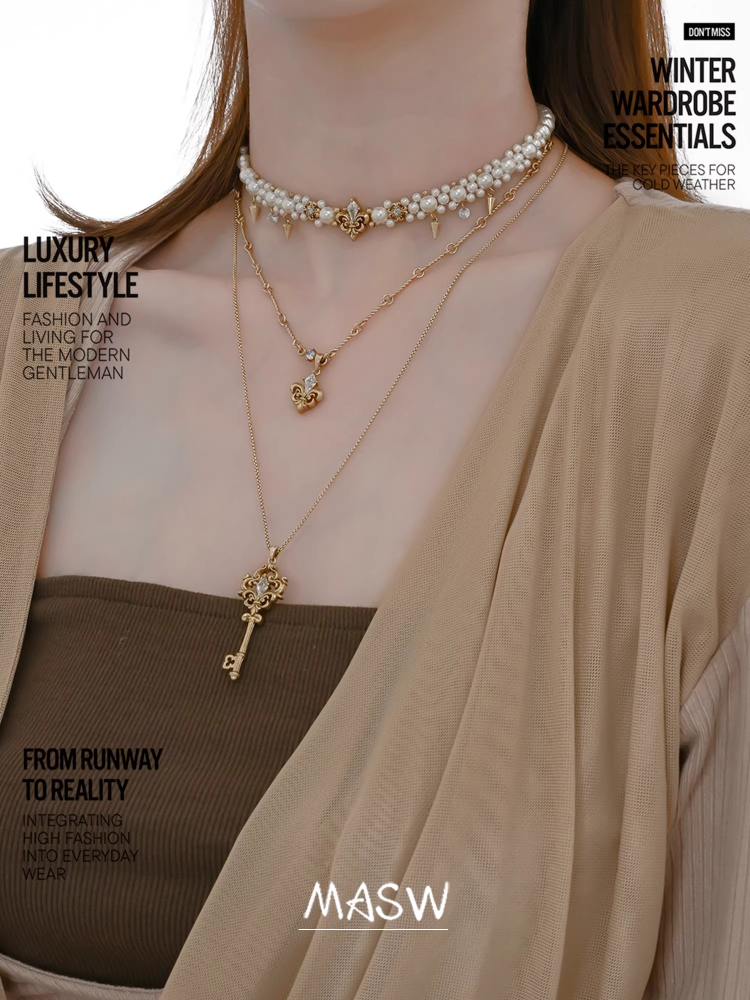 Kalung Kunci Lapis Ganda Desai - Women'S Accessories Trends 2026 ulasan dan harga