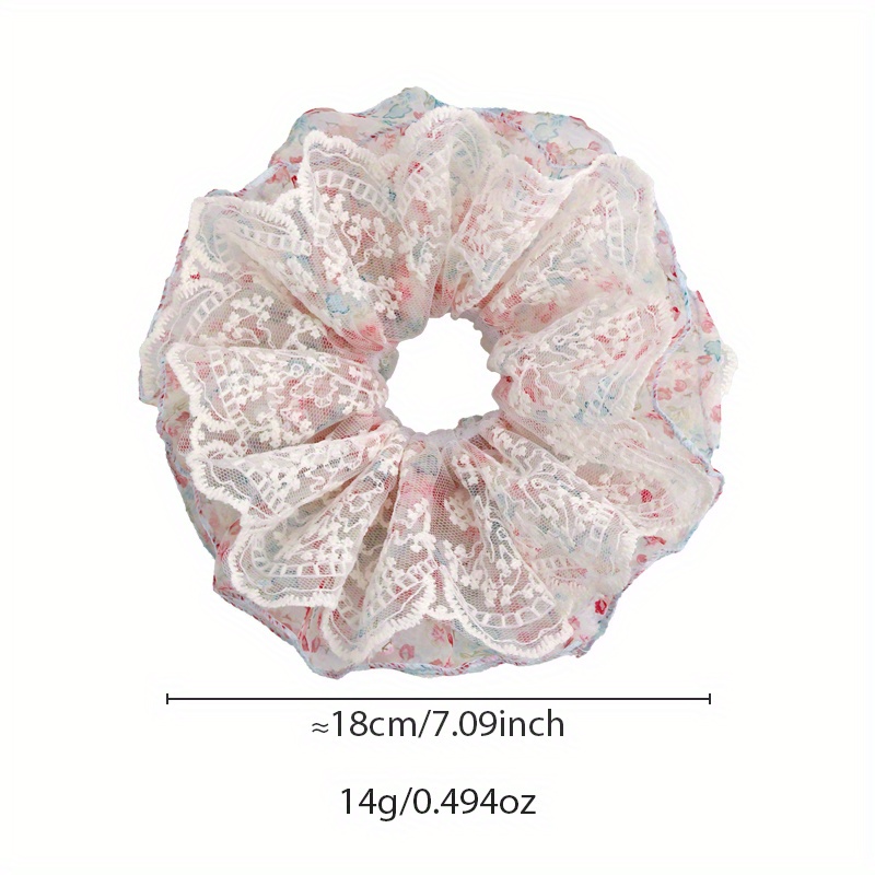 Ikat Rambut Renda Bunga Warna  - Women Accessories Shop Design ulasan dan harga