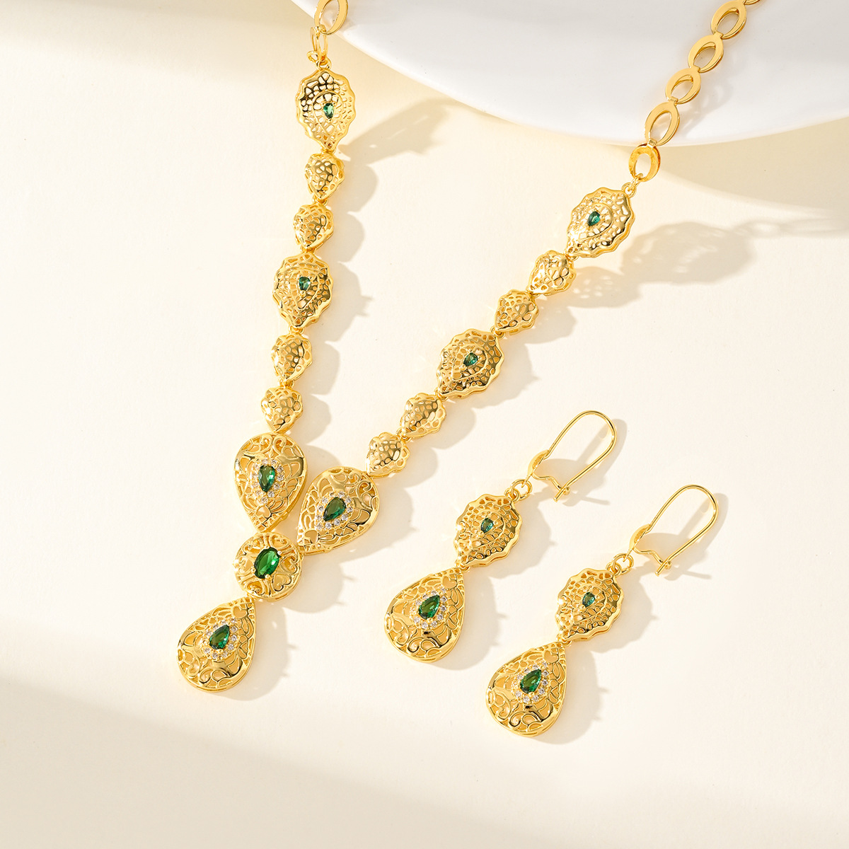 Set Perhiasan Emas 9999 - Set  - Women Accessories Dubai ulasan dan harga