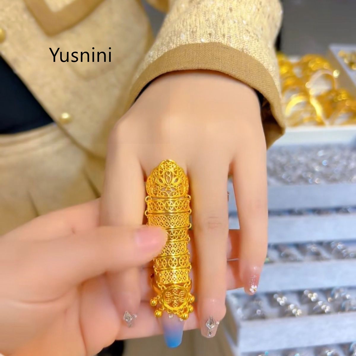 Perhiasan Dubai Baru Terlaris  - Women Accessories Dubai ulasan dan harga