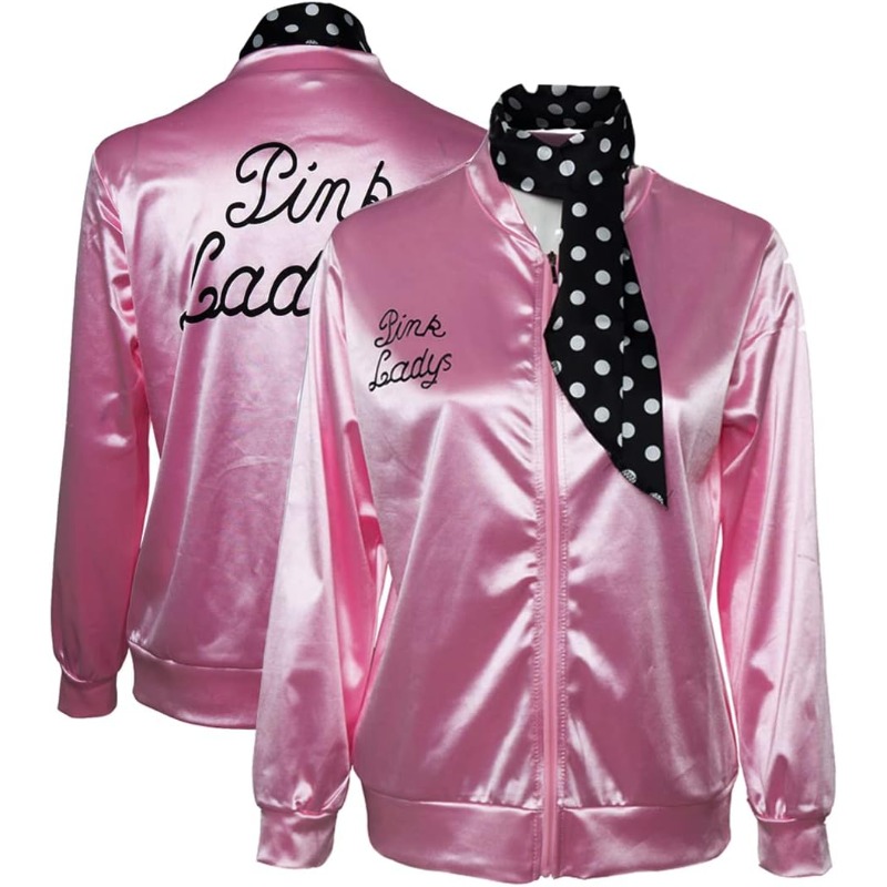Jaket dan Syal Satin Merah Mud - Women'S Accessories In The 1950S ulasan dan harga