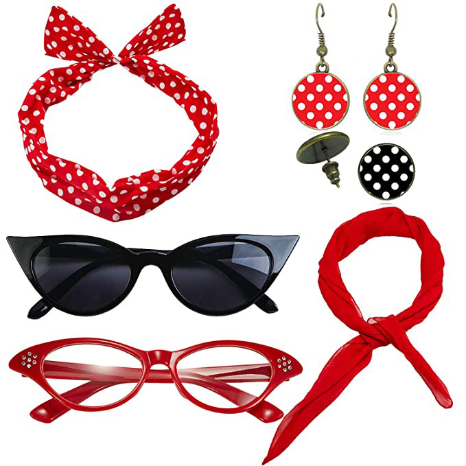 50S 80S Aksesori Kostum Pesta  - Women'S Accessories In The 1950S ulasan dan harga