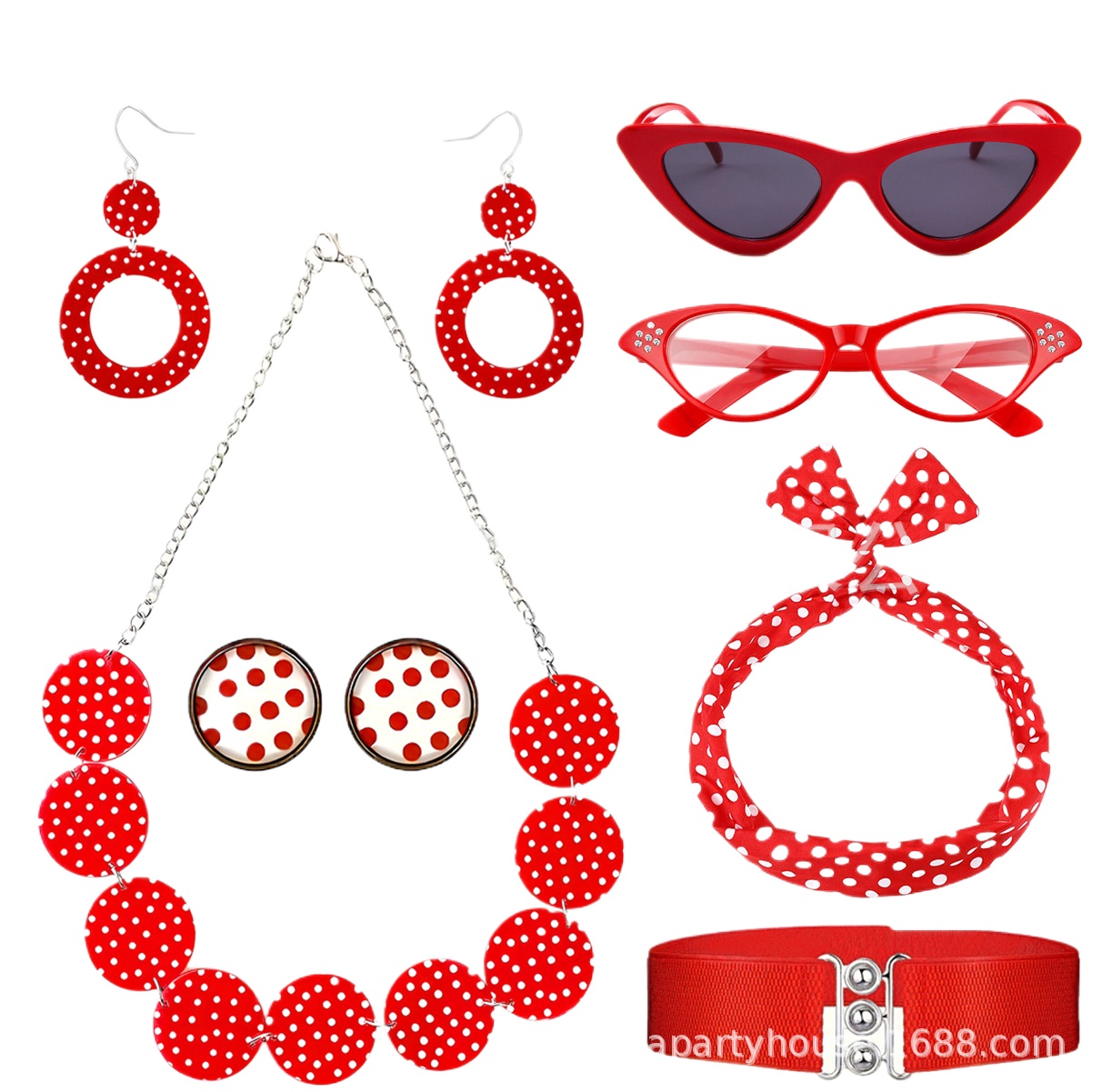 50S 80S Aksesori Kostum Pesta  - Women'S Accessories In The 1950S ulasan dan harga