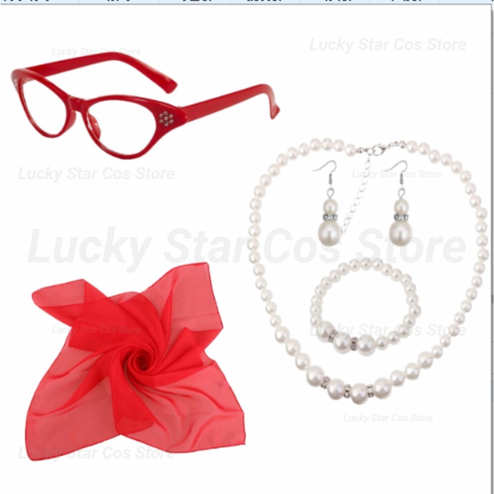 Aksesori Kostum Retro 50-an Po - Women'S Accessories In The 1950S ulasan dan harga