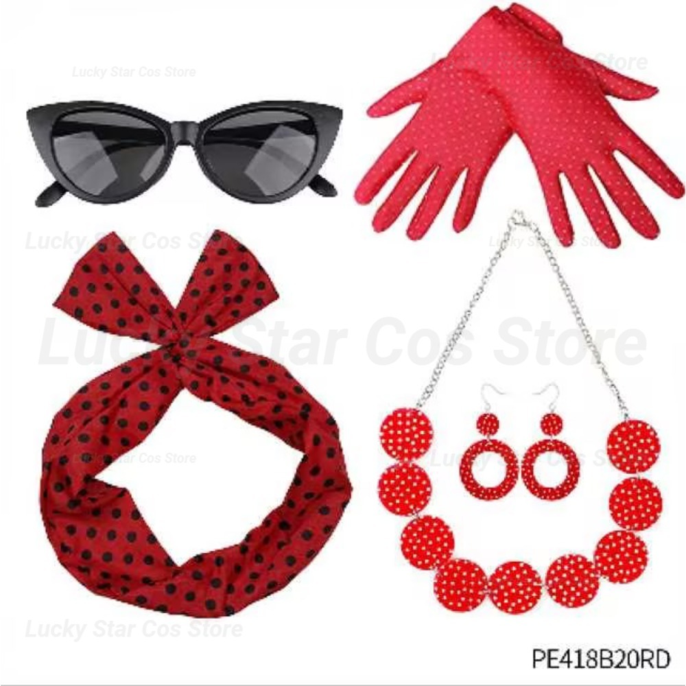 Aksesori Kostum Retro 50-an Po - Women'S Accessories In The 1950S ulasan dan harga