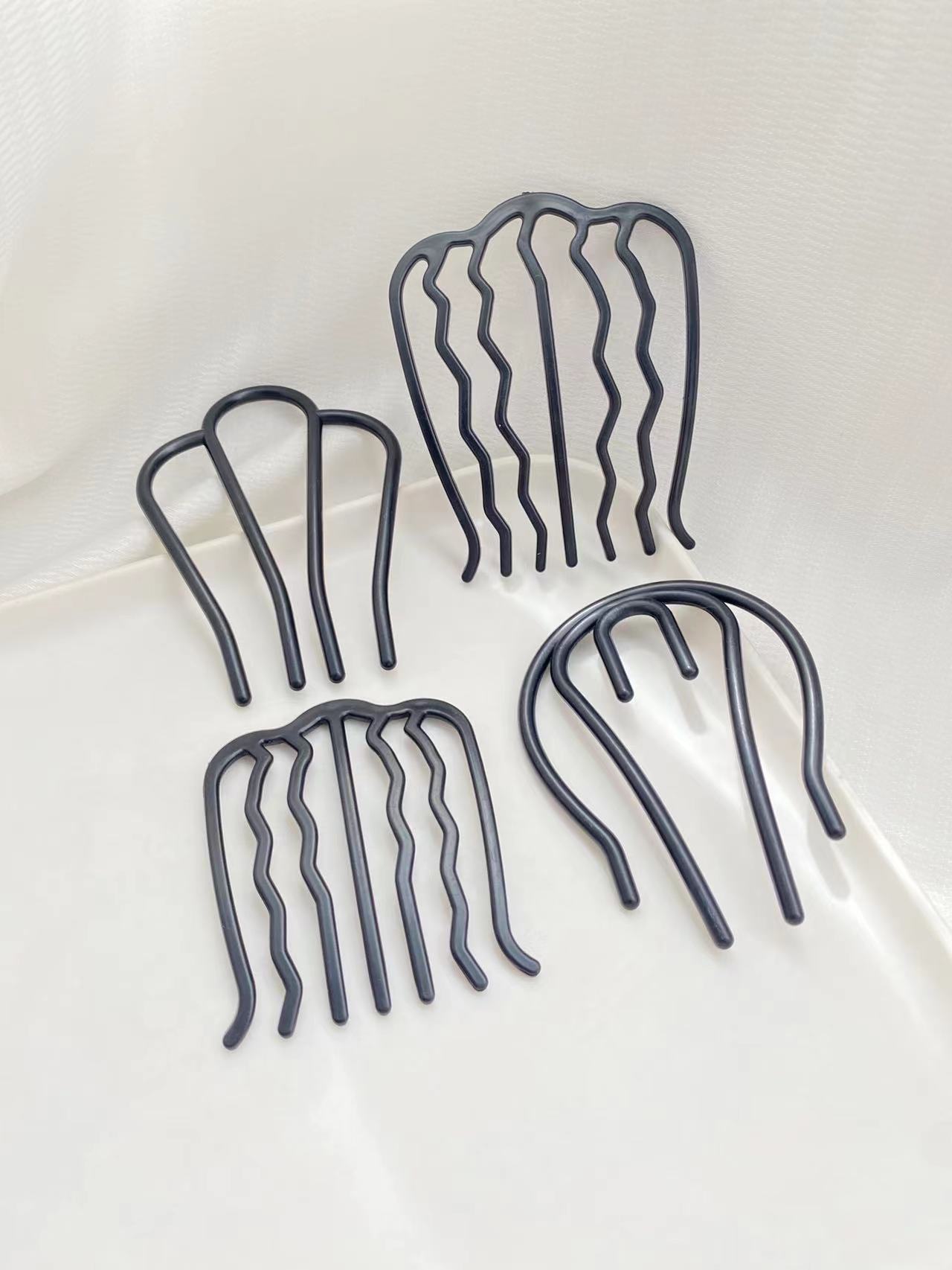 4 Buah Sisir Rambut Hitam deng - Women Accessories Shop Design ulasan dan harga