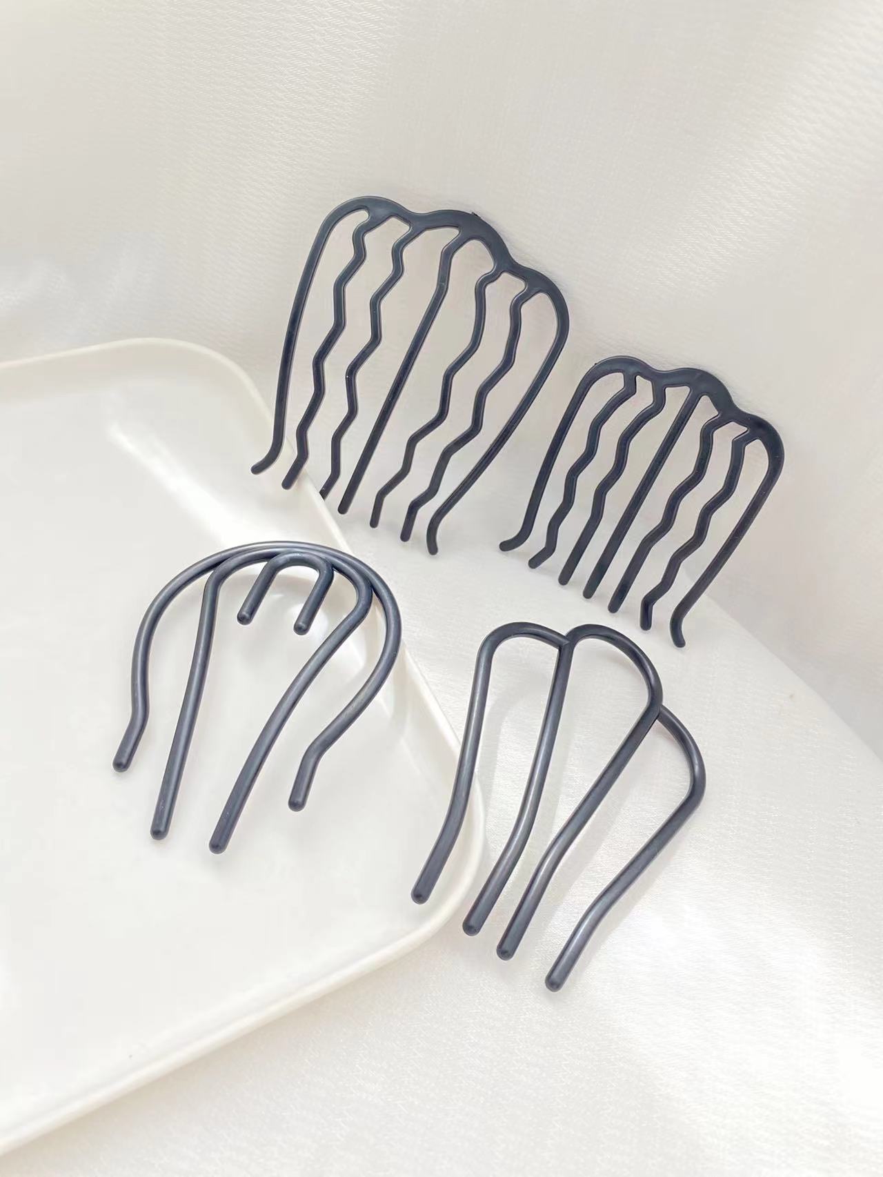 4 Buah Sisir Rambut Hitam deng - Women Accessories Shop Design ulasan dan harga