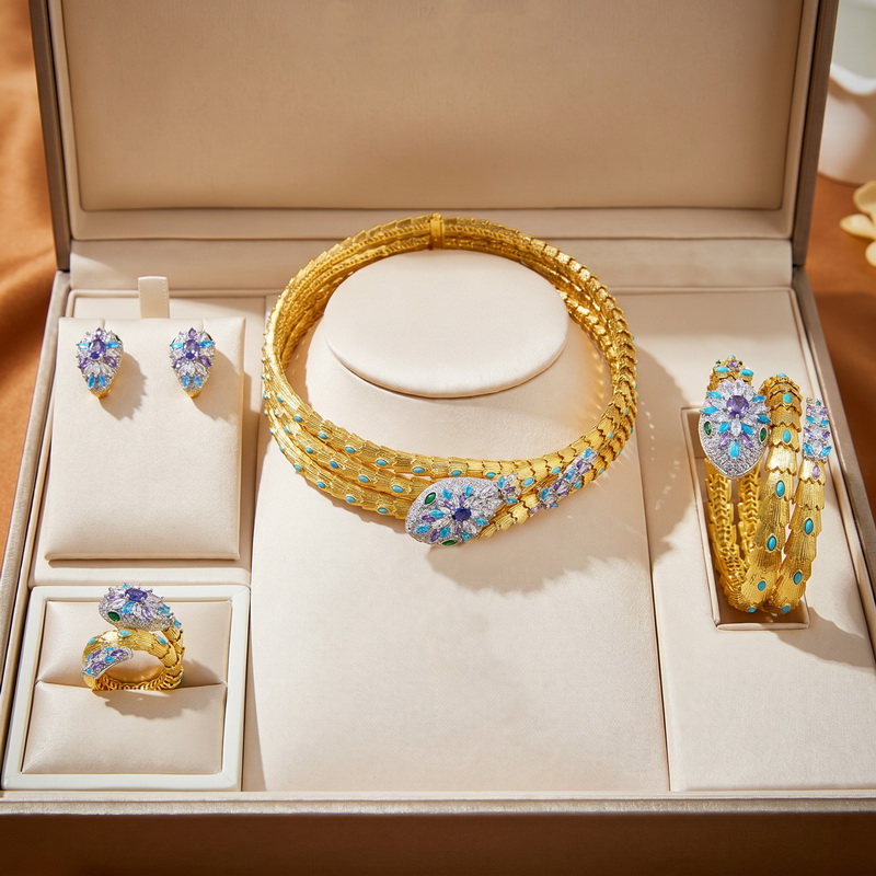 Perhiasan Set Eropa Amerika An - Layered Necklace Set ulasan dan harga