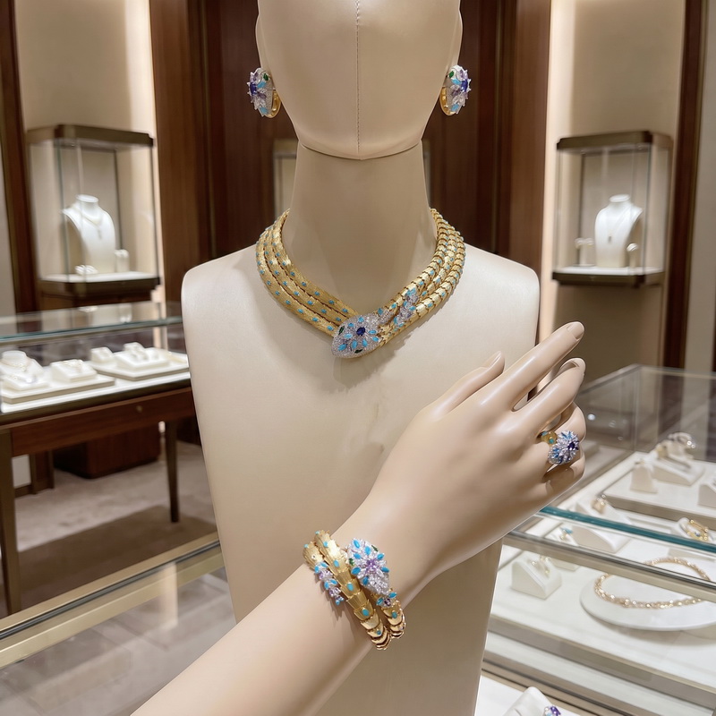 Perhiasan Set Eropa Amerika An - Layered Necklace Set ulasan dan harga