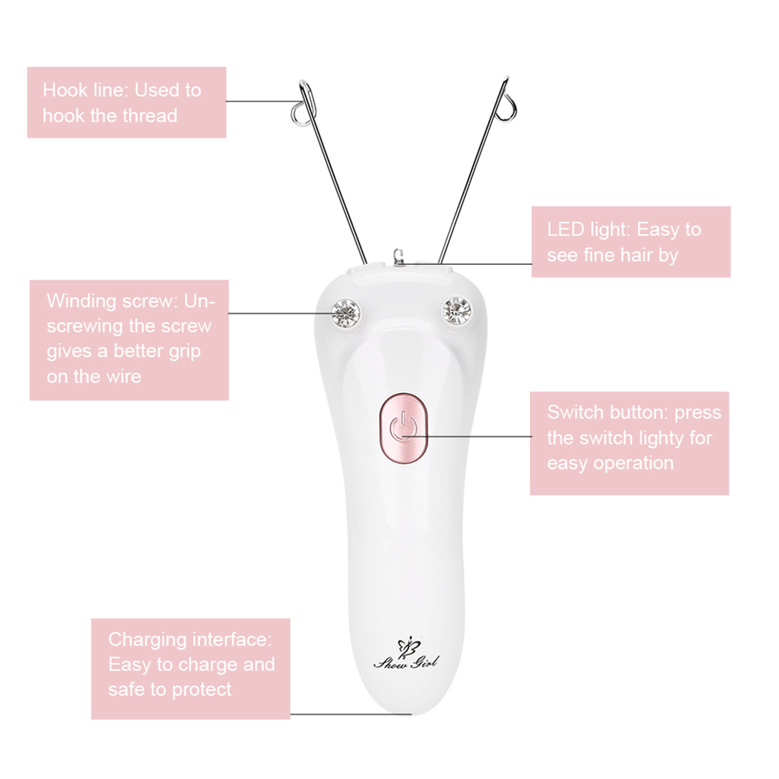 Epilator Threading Elektrik Pe - Women Accessories Clearance ulasan dan harga