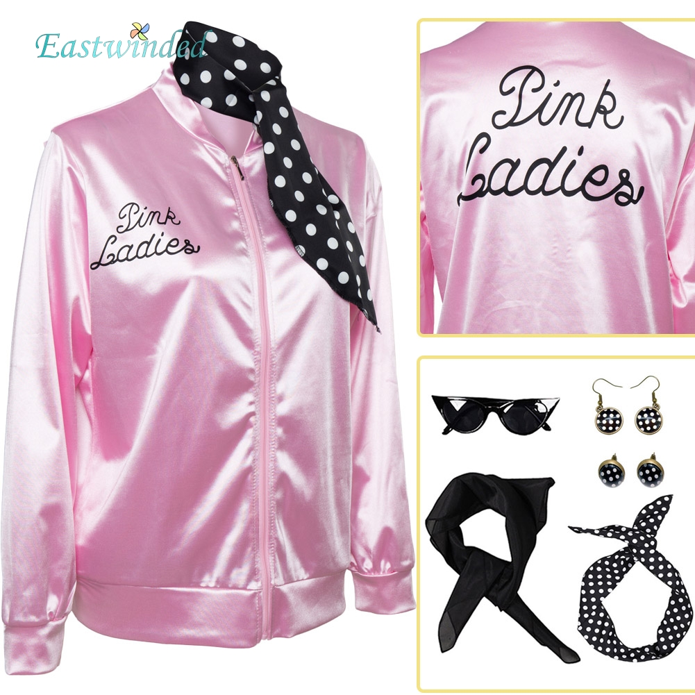 Kostum Kemeja Cosplay Pink Lad - Women'S Accessories In The 1950S ulasan dan harga