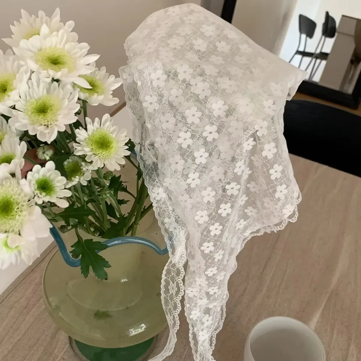 Syal Leher Renda Elegan untuk  - Women Accessories Shop Design ulasan dan harga