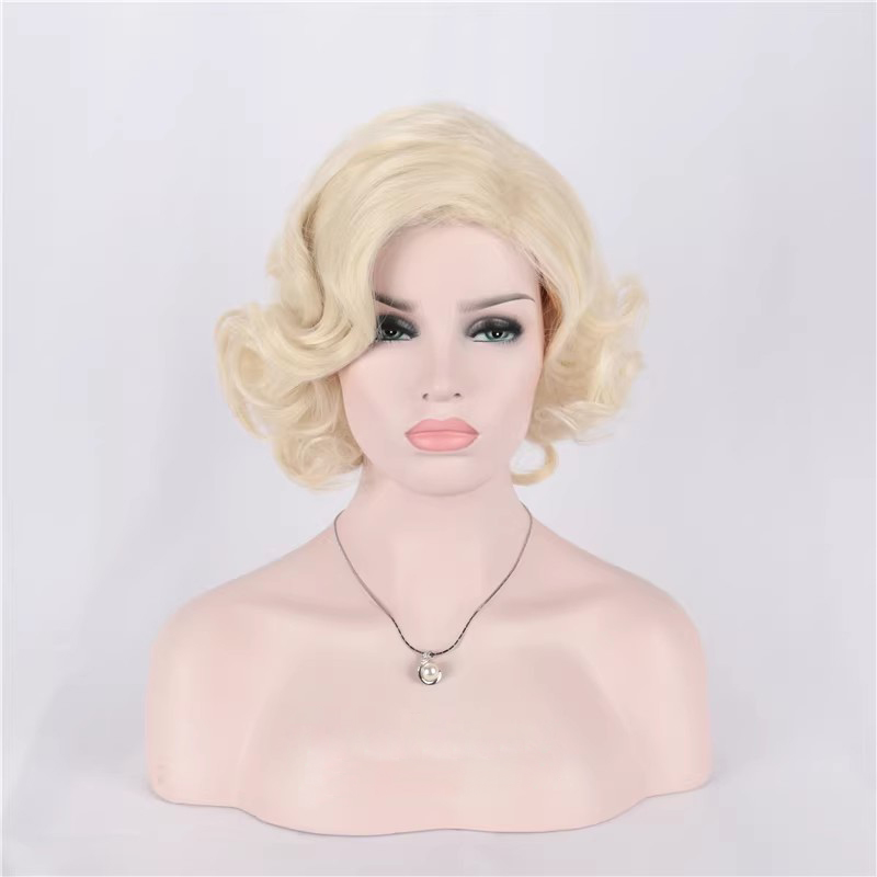 Rambut Keriting Pendek Sinteti - Women'S Accessories In The 1950S ulasan dan harga