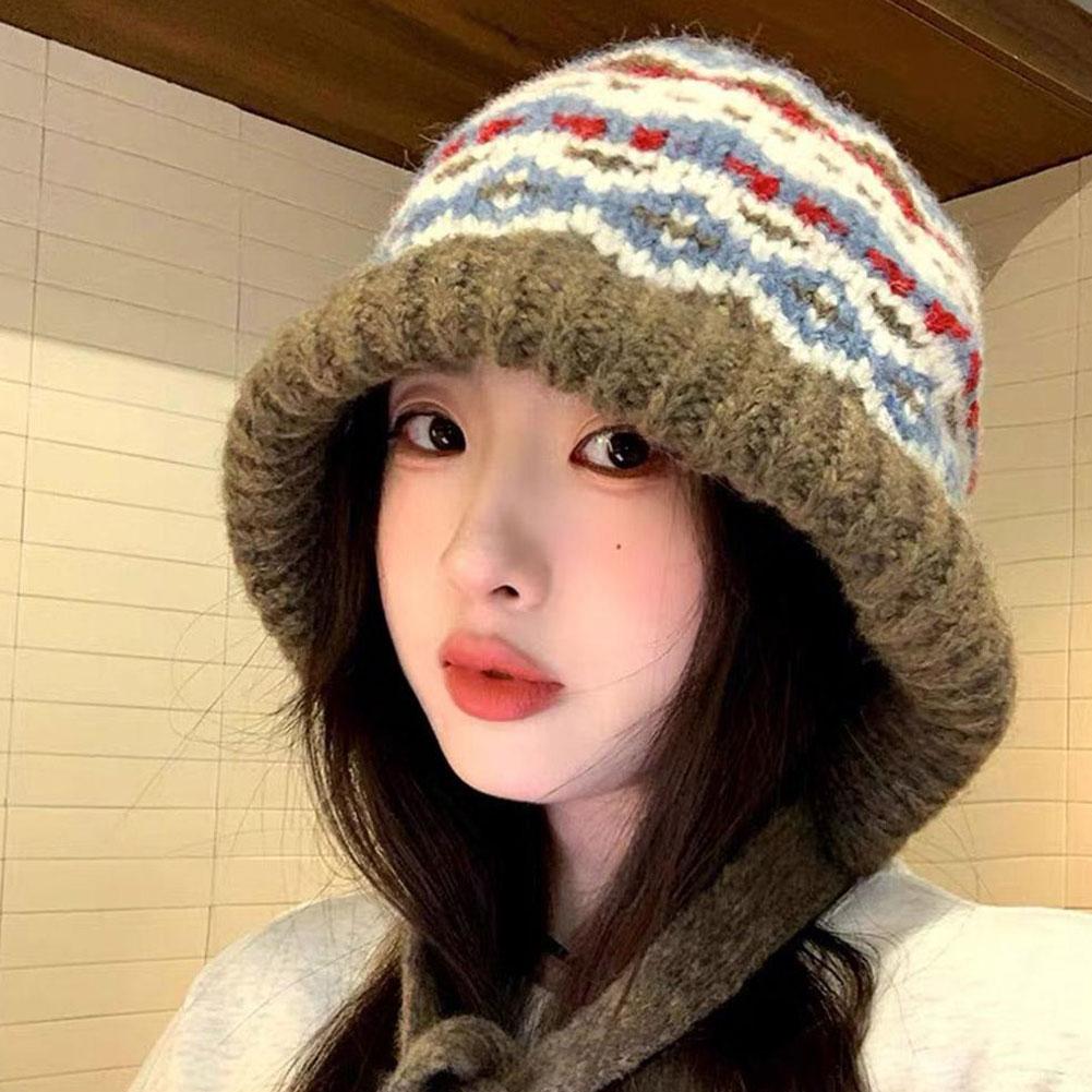 Topi Beanie Rajutan Hangat Top - Women Accessories Shop Design ulasan dan harga