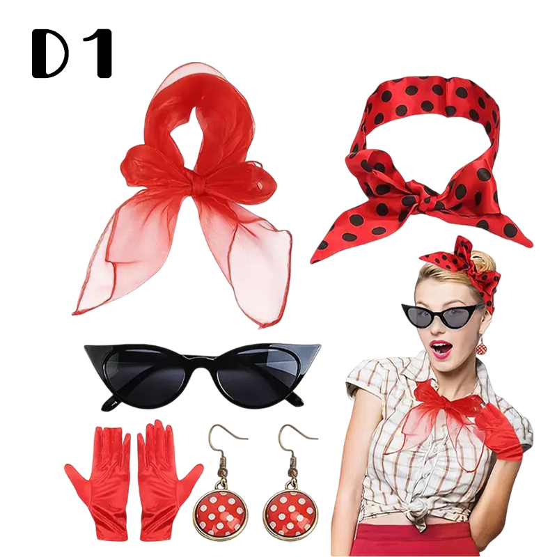 Aksesori Kostum Retro 50S Gaun - Women'S Accessories In The 1950S ulasan dan harga